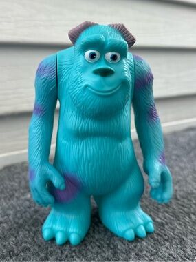Vintage 2001 Monsters Inc Sulley Figure McDonald’s Happy Meal Toy 6"